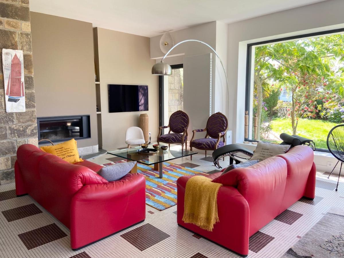 Superbe Villa Vue Sur Mer, Corniche De La Plage Benodet Exterior photo