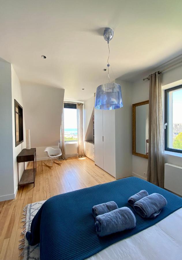 Superbe Villa Vue Sur Mer, Corniche De La Plage Benodet Exterior photo